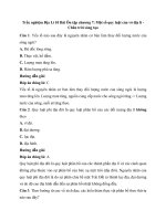 Trắc nghiệm địa lí lớp 10 có đáp án – chân trời sáng tạo bài  (41)