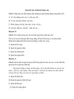 Trắc nghiệm ngữ văn 9 có đáp án bài  (74)