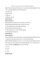 Trắc nghiệm vật lí lớp 9 có đáp án bài  (2)