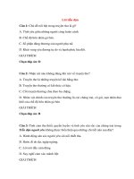 Trắc nghiệm ngữ văn lớp 10 có đáp án bài  (32)