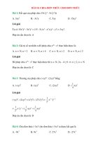 Trắc nghiệm toán lớp 8 có đáp án bài  (10)