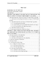 Kế toán doanh thu, chi phí và kết quả kinh doanh tại công ty cổ phần thiết bị bếp và gia đình