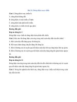 Trắc nghiệm vật lí lớp 9 có đáp án bài  (9)