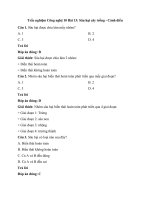 Trắc nghiệm công nghệ lớp 10 có đáp án – cánh diều bài  (26)