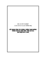 Đề án tốt nghiệp   đẩy mạnh công tác phòng, chống tham nhũng, lãng phí và chống các biểu hiện suy thoái về đạo đức,