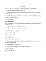 Trắc nghiệm ngữ văn 8 có đáp án bài  (55)