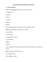 Trắc nghiệm địa lí lớp 8 có đáp án bài  (8)