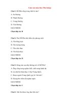 Trắc nghiệm ngữ văn lớp 10 có đáp án bài  (5)