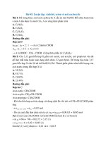 Trắc nghiệm hóa học lớp 11 có đáp án bài (20)