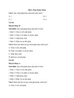 Trắc nghiệm công nghệ lớp 9 có đáp án bài  (16)