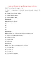 Trắc nghiệm ngữ văn 8 có đáp án bài  (42)