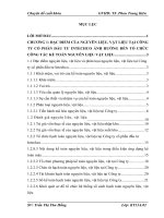 Hoàn thiện tổ chức công tác kế toán nguyên liệu, vật liệu tại công ty cổ phần đầu tư intechco