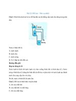 Trắc nghiệm công nghệ, công nghệ lớp 8, có đáp án bài  (8)