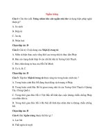 Trắc nghiệm ngữ văn 8 có đáp án bài  (54)