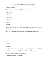 Trắc nghiệm địa lí lớp 8 có đáp án bài  (22)