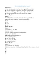 Trắc nghiệm hóa học lớp 9 có đáp án bài  (3)