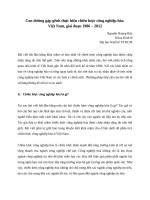 Con đường gập gềnh thực hiện chiến lược công nghiệp hóa Việt Nam, giai đoạn 1986 – 2012