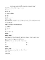 Trắc nghiệm công nghệ lớp 9 có đáp án bài  (22)