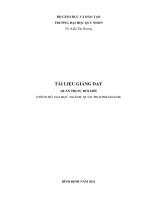 Bài giảng quản trị đổi mới sáng tạo