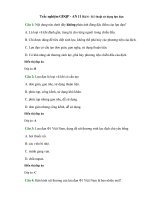 Trắc nghiệm giáo dục quốc phòng   an ninh lớp 11 có đáp án bài  (6)