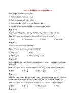 Trắc nghiệm sinh học 8 có đáp án bài (7)