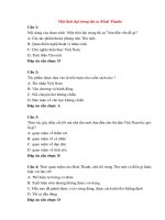 Trắc nghiệm ngữ văn lớp 11 có đáp án bài  (39)