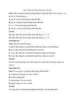 Trắc nghiệm vật lí lớp 10 có đáp án bài  (2)