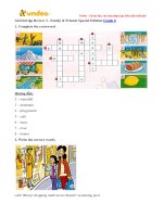 Giai bai tap family and friends lop 4 review 3