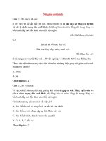 Trắc nghiệm ngữ văn 8 có đáp án bài  (56)