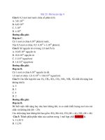 Trắc nghiệm hóa học lớp 8 có đáp án bài  (5)