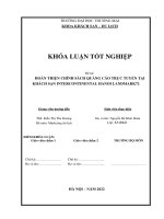 KHÓA LUẬN TỐT NGHIỆP