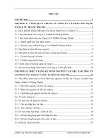 Hoàn thiện kế toán nguyên vật liệu ở công ty cổ phần xây dựng và đầu tư hoà ng thành