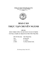 Hoàn thiện công tác kế toán tài sản cố định tại công ty cổ phần xây dựng đê kè  phát triển nông thôn
