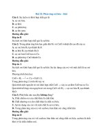 Trắc nghiệm hóa học lớp 8 có đáp án bài  (29)