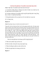 Trắc nghiệm ngữ văn 9 có đáp án bài  (80)