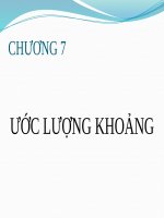 Slide chương 7 xstkud