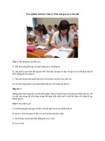 Trắc nghiệm sinh học lớp 9 có đáp án bài  (10)