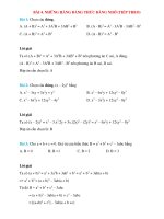 Trắc nghiệm toán lớp 8 có đáp án bài  (4)