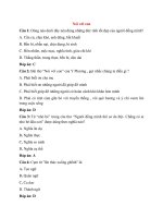 Trắc nghiệm ngữ văn 9 có đáp án bài  (83)