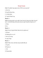 Trắc nghiệm ngữ văn 9 có đáp án bài  (104)