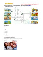 Giai bai tap family and friends lop 4 review 1