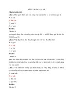 Trắc nghiệm gdcd lớp 9 có đáp án bài (3)