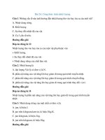 Trắc nghiệm công nghệ, công nghệ lớp 8, có đáp án bài  (6)