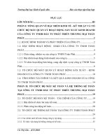 Tổ chức kế toán tại công ty tnhh đầu tư phát triển thương mại toàn phát