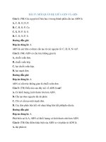 Trắc nghiệm sinh học lớp 9 có đáp án bài  (3)