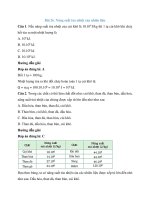 Trắc nghiệm công nghệ, công nghệ lớp 8, có đáp án bài  (10)