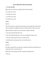 Trắc nghiệm địa lí lớp 8 có đáp án bài  (36)