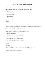 Trắc nghiệm địa lí lớp 8 có đáp án bài  (3)