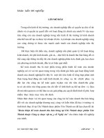 Hoàn thiện kế toán doanh thu bán hàng tại chi nhánh dược phẩm yên thành thuộc công ty dược vật tư y tế nghệ an”