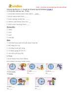 Giai bai tap family and friends lop 3 review 3